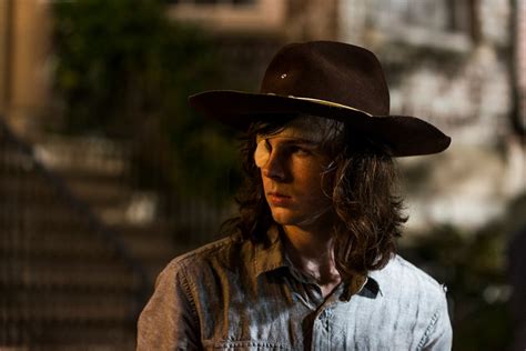 does carl die in the comics|what happened to chandler riggs.